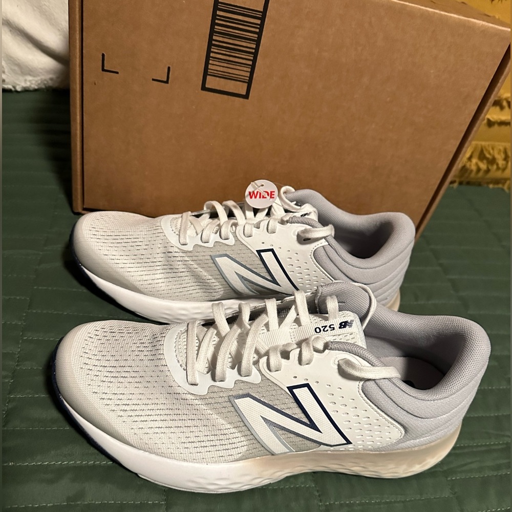 NWT White New Balance Tennis Shoes